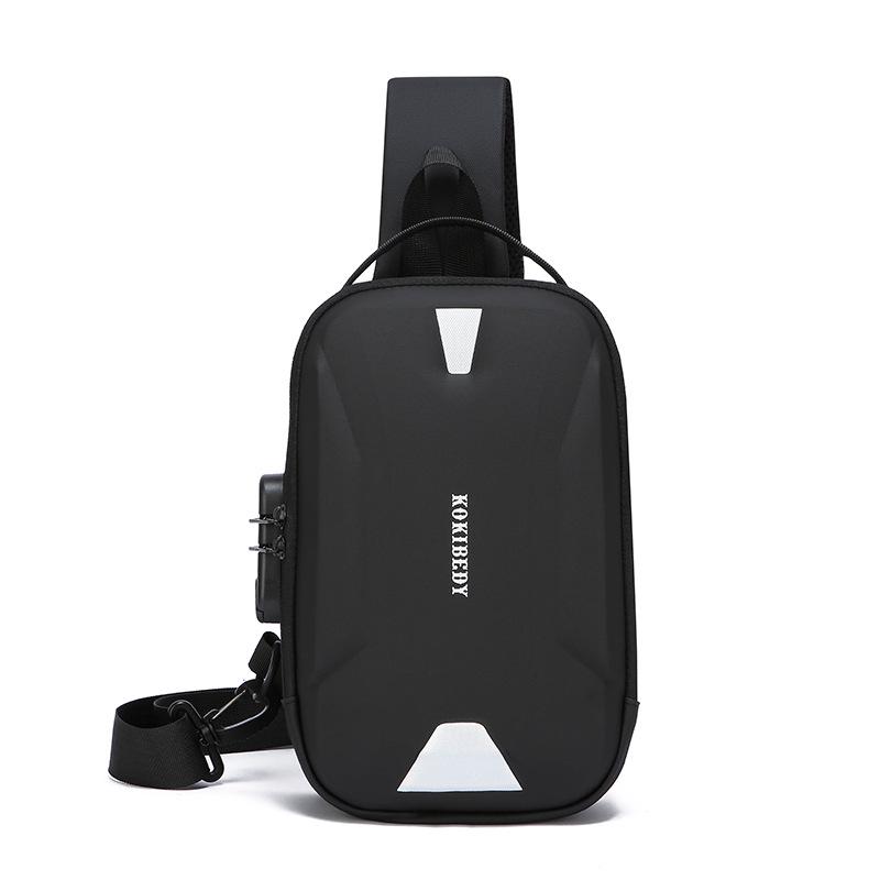 Men's Anti-theft Chest Bag with Buckle - Trendy Crossbody for Outdoor Sports & Cycling