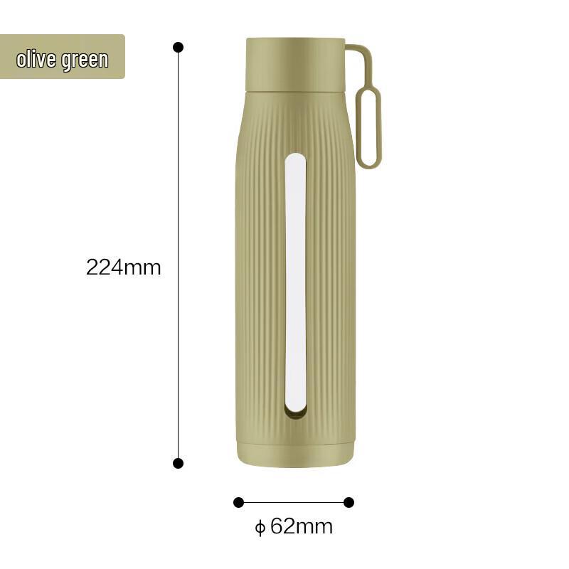 LOCK&LOCK Simple Portable Glass Water Bottle 350mL