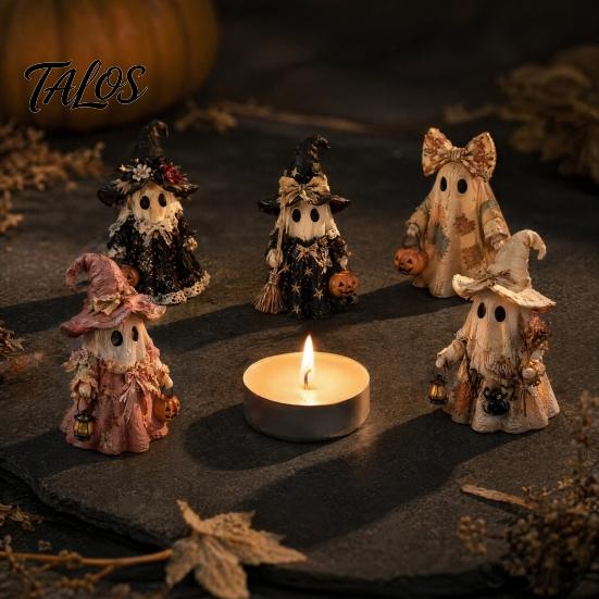 Halloween Gift Calendar Advent Calendar, 24 Days Ghost Countdown with Eye-catching Decor Collectible Figures, Holiday Gifts for Kids Boys Girls