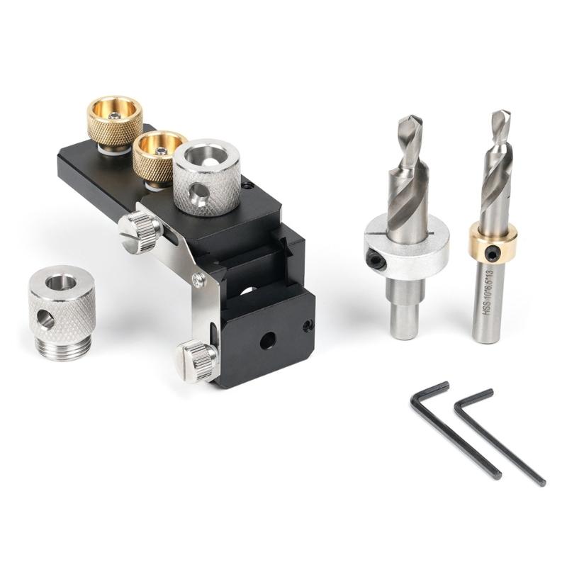 

Aluminum Extrusion Positioning Drill Guide For Construction Furniture Assembly And Mechanical Projects 1