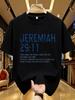 Wzm104120english Letter Printed Plus Size Unisexs Round Neck Summer Casual Short Sleeved Street Fashion Versatile Tshirt
