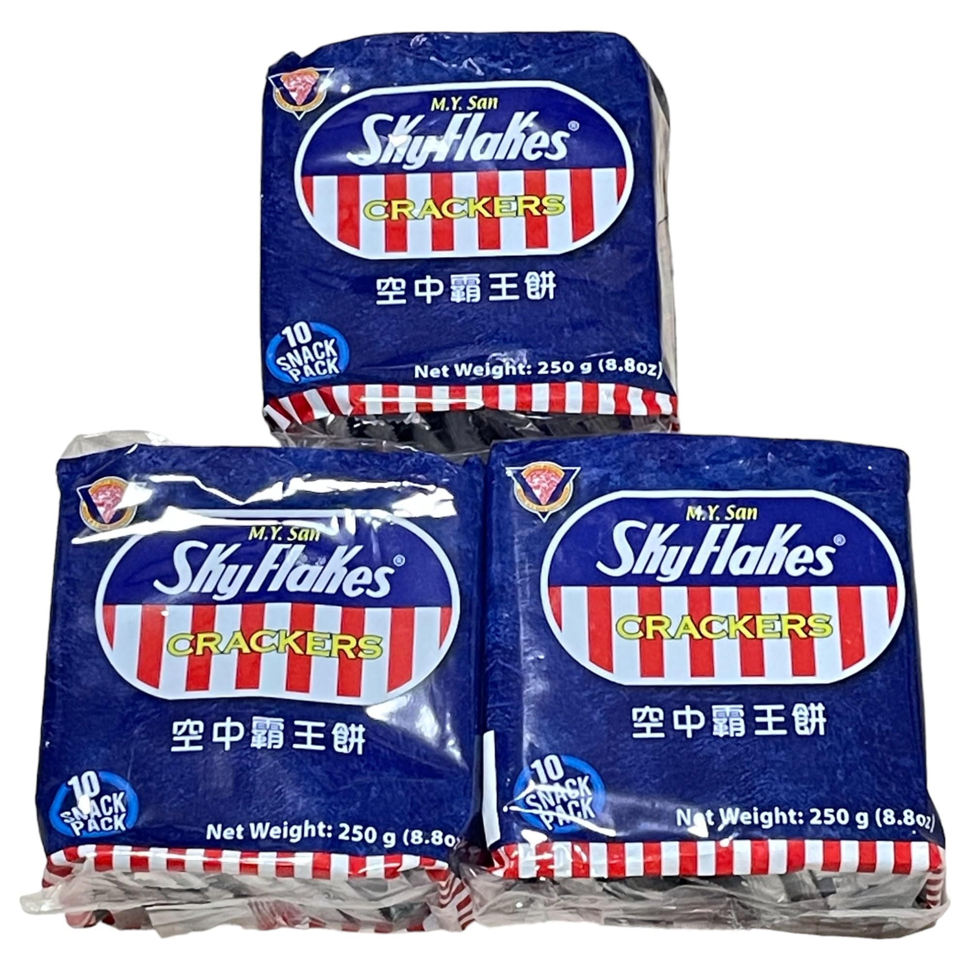 

3packs sky flakes crackers plane 250g with original sticker M.Y.san