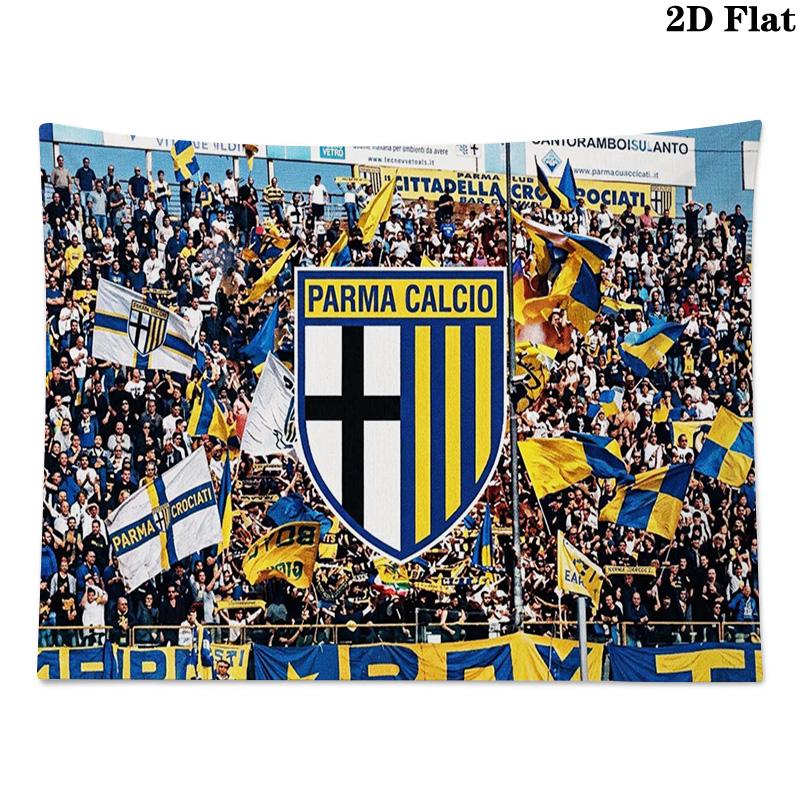 Parma Calcio Wall Tapestry Aesthetic Wall Hanging Printed Fabric Blanket Decorative Tapestries for Bedroom Living Room Home Decor