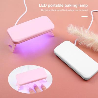 UV-Nagellampe, tragbar, Mini-USB, kompakt, faltbar, einfach zu bedienende LED-Lichttherapie-Maschine, Nagellack-Trockner für Reisen