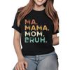 T-shirt pour Femme Décontracté Manches Courtes Coton Épais - Confortable Col Rond, Hauts T-shirts Adorables Doux Taille Européenne
