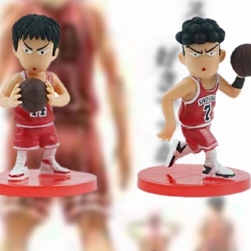 Slam Dunk 5-piece Set Pvc Figures Cake Decor Boys Birthday Baking Collection 8-10cm