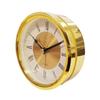 Unique 3.5in Round Clock Insert Gold /Silver Trim Perspective Clock Replacement