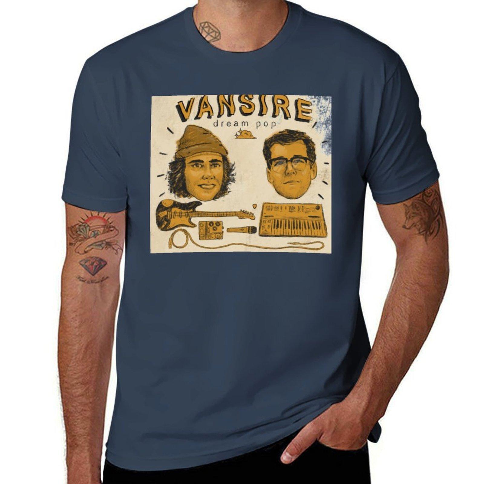 VANSIRE dream pop TShirt Durable Work Wear TShirt S