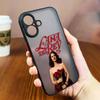 Hot Singer Lana Del Rey Matte Phone Case For Apple IPhone 16 16E 15 14 13 12 11 Pro XR XS X 8 7 SE Plus Max Clear Hard Funda