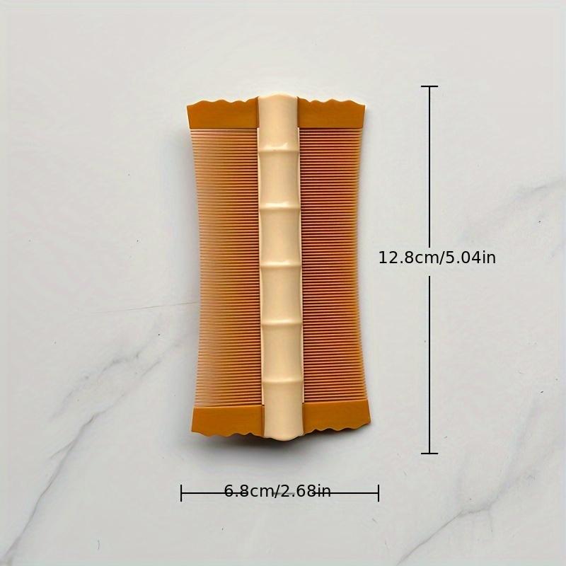 Ultra Dense Double Sided Lice and Nit Comb - Effectively Removes Lice, Nits, and Loose Dandruff Flakes, Ergonomic ABS Plastic Handle