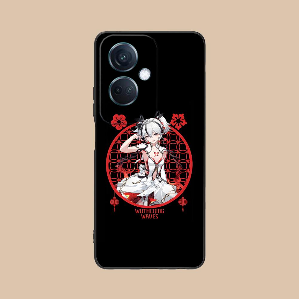 Wuthering Waves Camellya Phone Case for OPPO Reno 14 13 12 11 10 9 8 7 6 5 F T Pro 5G Colorful Printing Cover Cover Smartphone