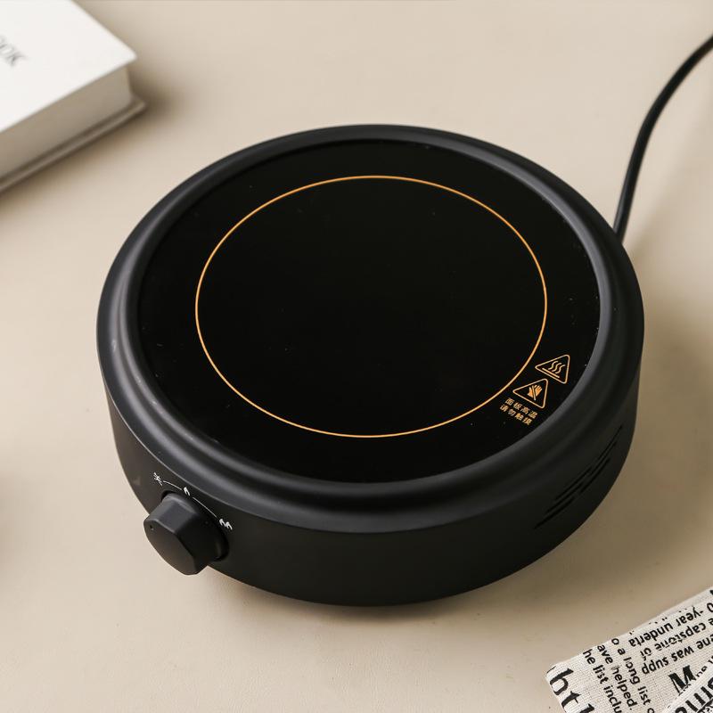 Estufa Eléctrica de Cerámica Compacta de 110V para Hervir Té y Agua, Mini Cocina de Inducción con Tetera de Hierro Fundido
