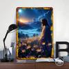 Jesus Field Flowers Poster Customized Wall Art Vintage Metal Signs Retro Tin Plaque for Man Cave Decoration Home Bathroom Decor