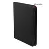 PAKESI Star Card Card File 9 Pockets Holds 360 Cards PU Card Sheet Collect Star Cards and Other Cards Star Card Collection File (Black)