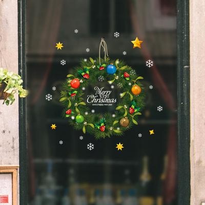 Merry Christmas Window Wall Sticker Decoration Decal Home Decor