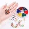2mm Hexagon Shape Glass Tube beads Set Seed Beads Kits Charm Czech beads Bracelet Necklace DIY  Jewelry Making Accessories