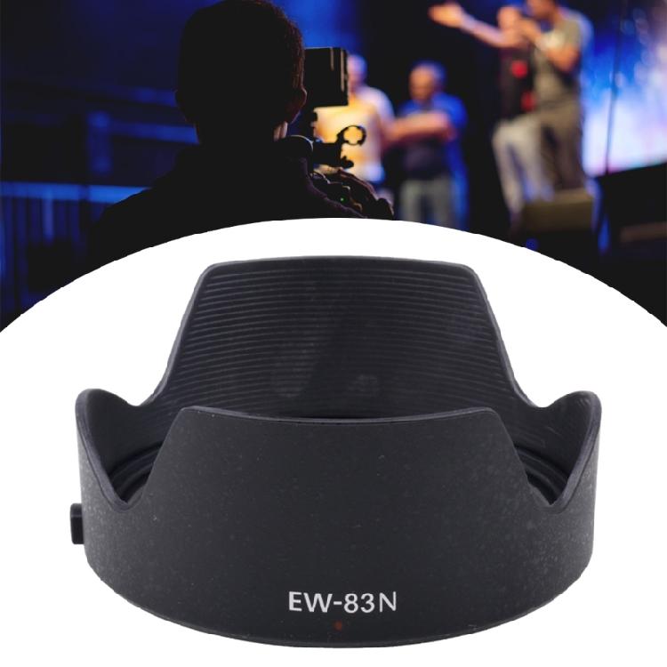 Snap On Lens Hood For RF24 105mm F4L ISUSM Camera Lens, Prevents Unwanted Light And Protects Lens Flare Reduction Hood