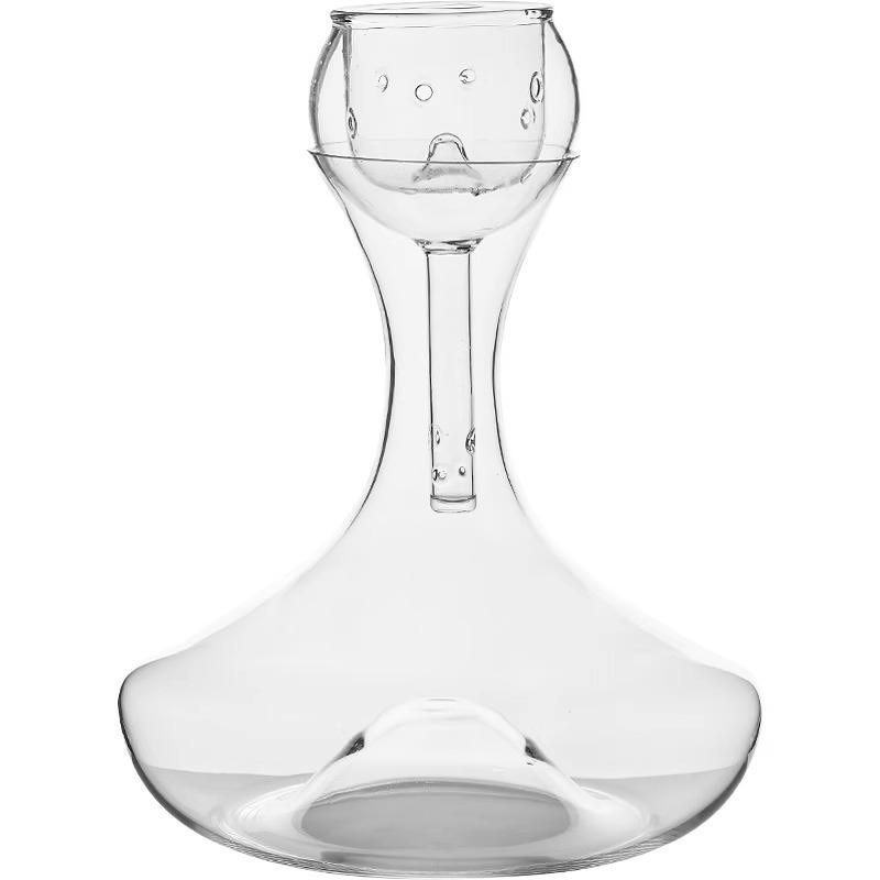 Luxury Crystal Wine Decanter with Fast Oxygenation and Filtration