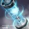 Diamond Design Mini Handheld Fan High Speed Turbo Fan Creative Digital Display Fan  Vacation