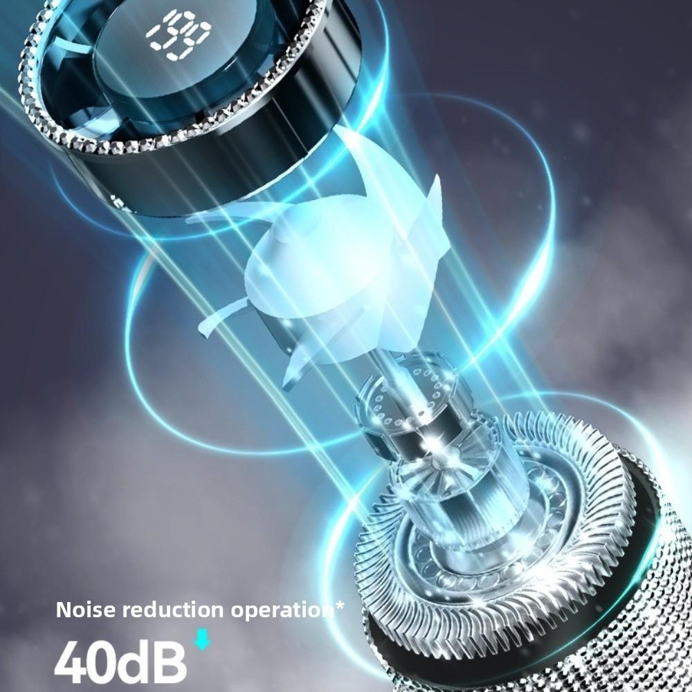 Diamond Design Mini Handheld Fan High Speed Turbo Fan Creative Digital Display Fan Vacation