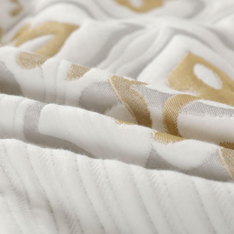 Luxury Soft Knitted Cotton Ruffles Bed Skirt, Bedspread Coverlet, Double Bed Cover Set, Blanket, Linen Pillowcases, Home Textile