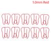 20Pcs Tooth Shape Metal Paper Clips Cute Colorful Paperclip Bookmark Note Memo Ticket Clip Dentist Gift Clinic Office Stationery