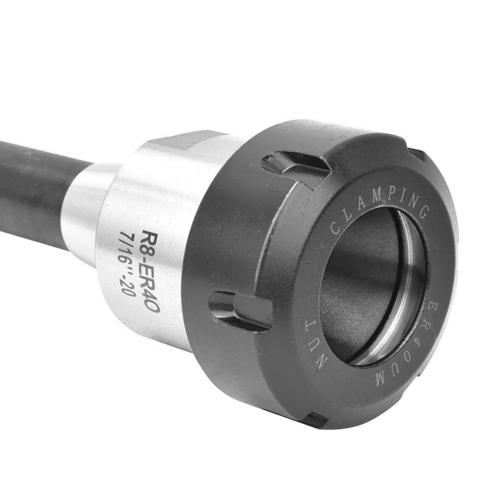 R8 ER40 7 16in 20UNF Collet Chuck Holder Milling Tool Holder CNC Parts