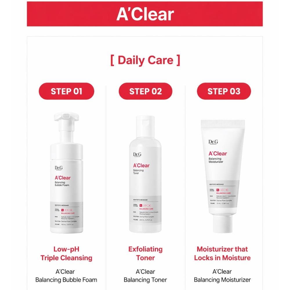 Dr.G A'Clear Balancing Toner 200ml / 6.76 Fl. Oz