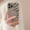 Butterfly Mirror for IPhone17 for Apple Phone Case Electroplated Silver 14promax Premium 15 for 16 Wave