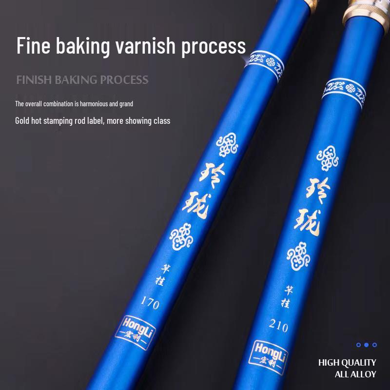 Portable Carbon Rod Holder & Super Hard Tackle Box with Fishing Chair - Black Pit Taiwan Platform