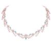 American Diamond AD with Colorful Crystal Necklace Jewellery Set for Women/Girls | Perfect for Weddings, Parties & Festive Occasions