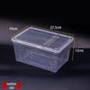 Transparent Multi-Size Handheld Pet Breeding Box and Tank for Turtles, Goldfish, and Hamsters