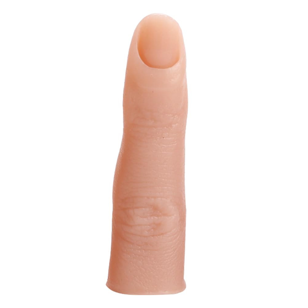 Mipcase manicure Artificial Finger Silicone Fake Finger artificial Bendable Nail piece human body Acrylic Silicone Nail Art Finger prosthetic hand