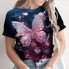 Women's T-shirt with round neck and short sleeves