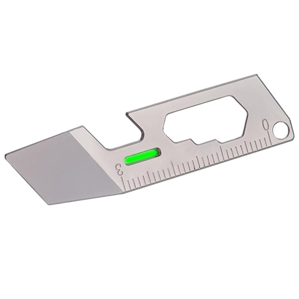 Mini Titanium Alloys Prys Bar Tool Small Prybar Keychains Ruler Multitool Bottles Box Opener Small Crowbars Camping Gear
