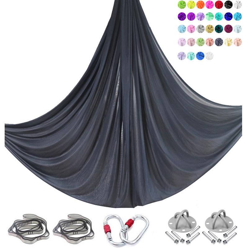 6m Nylon Aerial Yoga Hammock Set for Home and Studio Use