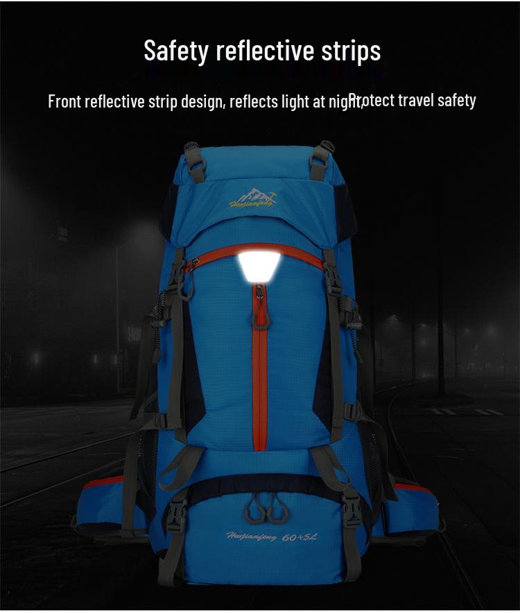 Large Capacity Waterproof Outdoor Hiking & Camping Backpack - Wear-resistant Travel Sports Bag