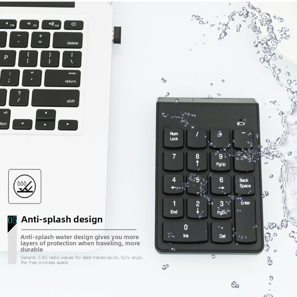 Slim Design Wireless Keyboard 2.4G Wireless Wireless Numeric Keypad Mini Digital Keypad  Office