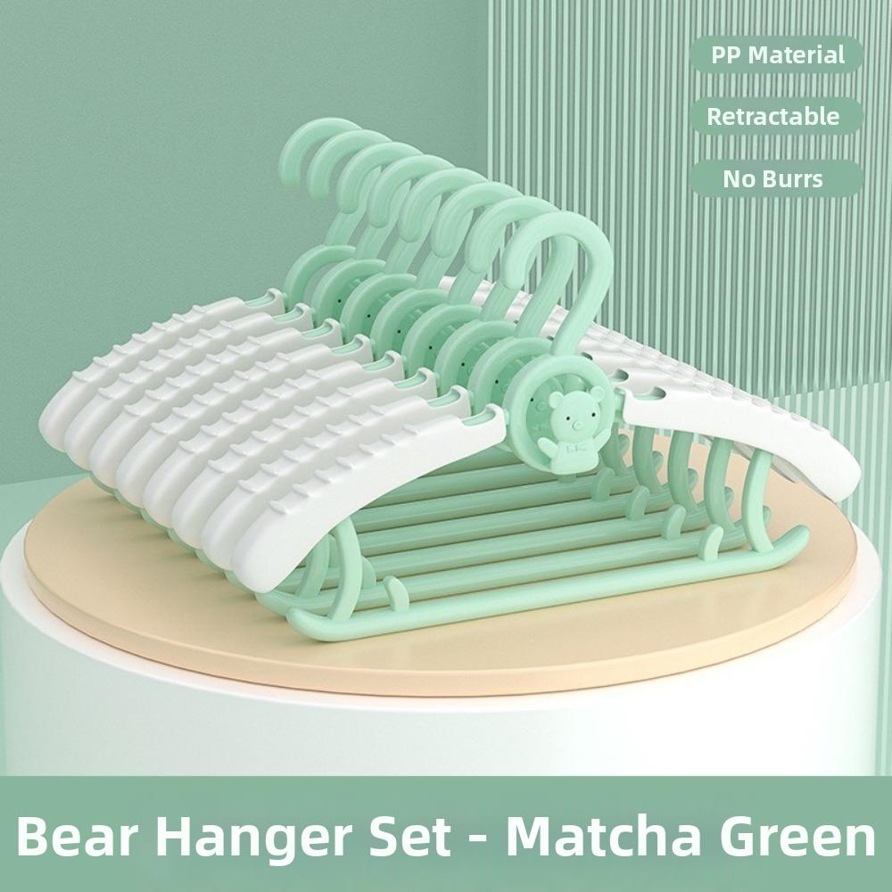 10 Pcs Extendable Kids Clothes Hanger Space Saving Children's Clothes Hanger  Baby Specific