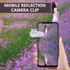 Sky Mirror Mobile Phone Reflection Shooting Clip Adjustable Angle Mirror Clip Outdoor Travel Phone Reflector Shooting Artifact