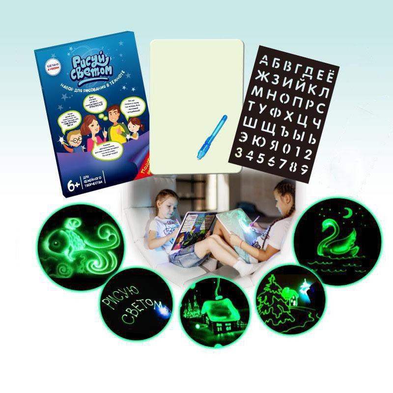 A4 leuchtendes Zeichenbrett für Kinder Skizzenbuch in Premium-Qualität mit umweltfreundlichem Material