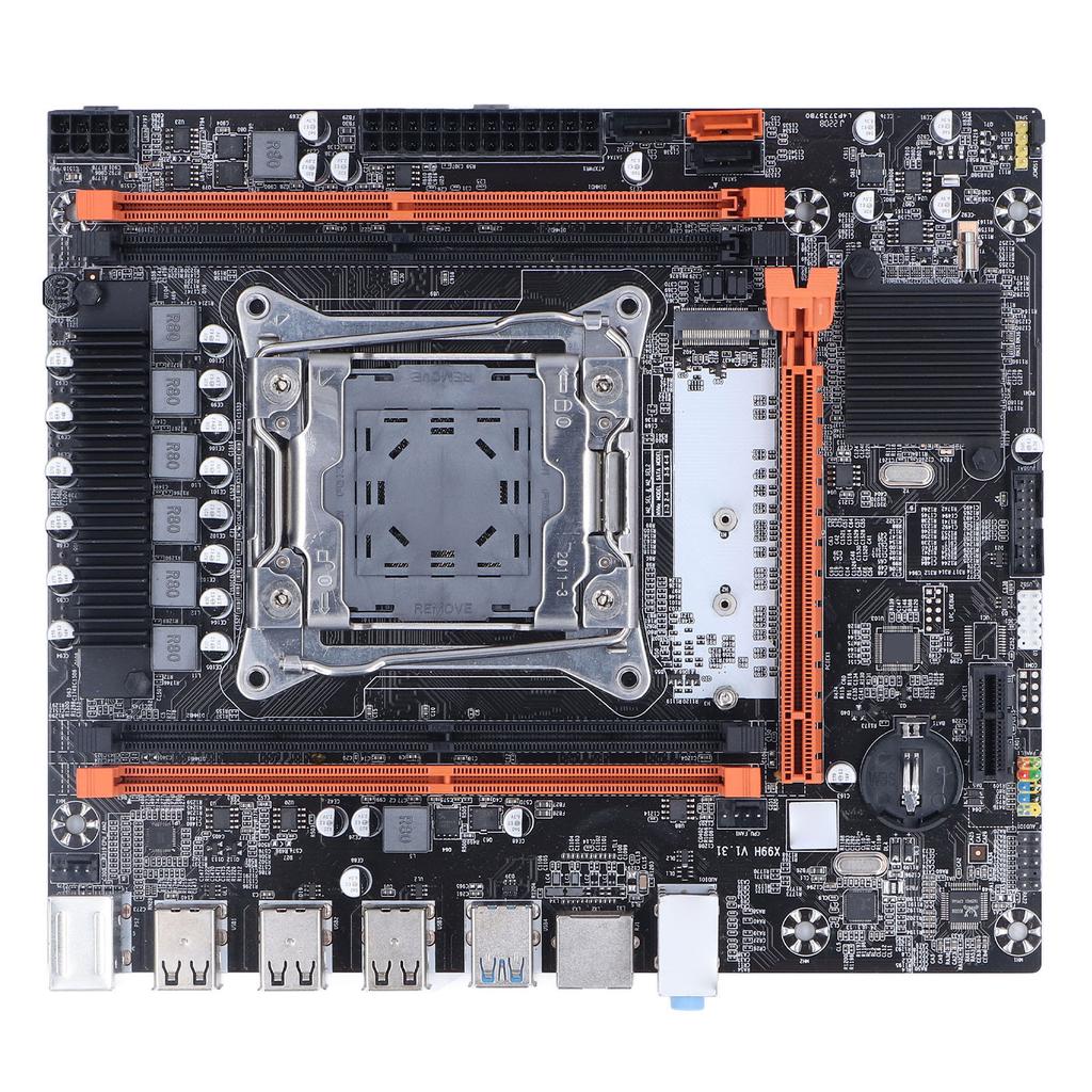 X99H Motherboard 4 DDR4 LGA2011 3 Pin Support CPU V3 V4 USB3.0 SATA Port PC Mainboard for Desktop