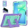 Shockproof Stand Tablet Cases for 10.9" Samsung Galaxy Tab S10 Lite/S9 FE/S10 FE 5G Case S10lite Cover Coque Silicone+PC Shell