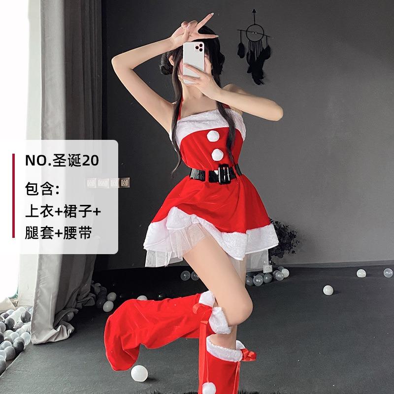 

Bunny girl photography photo real shot in retro Christmas clothing dream Christmas clothing, cosplay average size