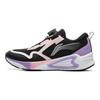 Li Ning Kids Weaving Sparrow Chaussures de Running Tendance Mode Polyvalentes Antidérapantes Résistantes à l'Usure Rebond Basse Tige Baskets Enfants Noir YKFU084-6