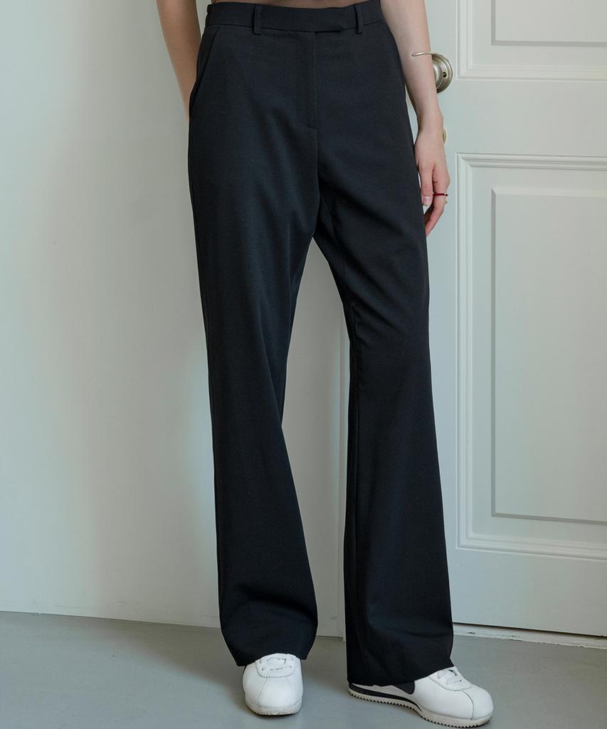 Siyajyu Sipt7048 Side Banding Essential Trousers_Black
