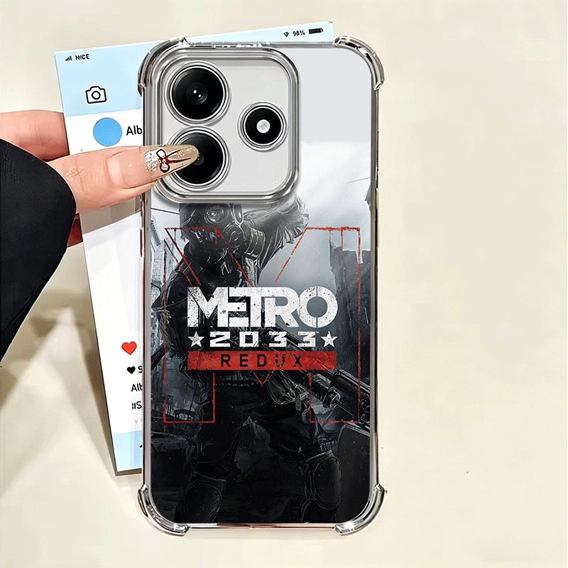 Metro 2033 Soft Phone Case For Xiaomi Poco X7 X8 Pro Max X6 X5 X3 F8 Ultra F7 M8 M7 M5S Redmi 15C 15A 15 14C 13C 12C 13 12