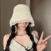 Large Brim Straw Hat Sun Protection Sunshade Hat New Straw Sun Visors  Women Girls