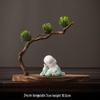 Solid Wood Root Carving Ornaments: Natural Zen Base for Home Decor