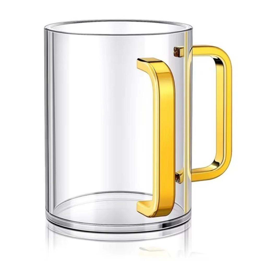 Tazza Trasparente Netilat Yadayim Manici Doppi Spessi Tazza per la Preghiera Wash Cup Grande Capacità Materiale Acrilico Tazza Wash in Acrilico